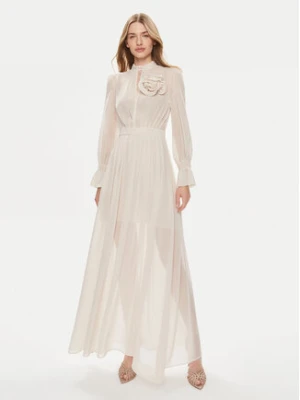 Kontatto Sukienka wieczorowa B447F Beżowy Regular Fit