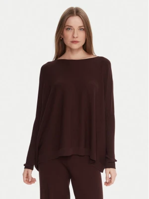 Kontatto Sweter 3M0802C Brązowy Relaxed Fit