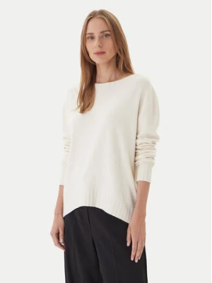 Kontatto Sweter 3M0808C Kremowy Relaxed Fit