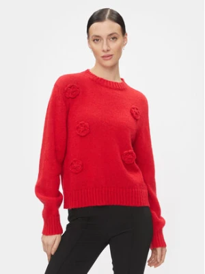 Zdjęcie produktu Kontatto Sweter 3M1234 Czerwony Regular Fit