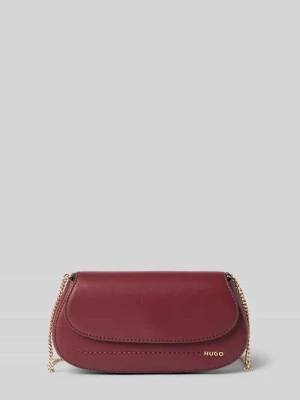 Kopertówka z łańcuszkiem na ramię model 'Yorih_Clutch' Hugo Ciemnoczerwony