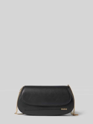 Kopertówka z łańcuszkiem na ramię model 'Yorih_Clutch' Hugo Czarny