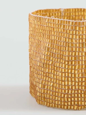 Koralikowa bransoletka złoty - Dziewczyna - Rozmiar uniwersalny - MANGO TEEN