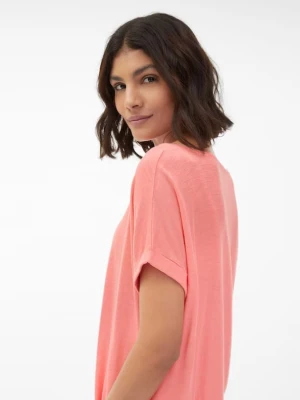 KORALOWY T-SHIRT JUVIA