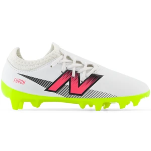 Korki dziecięce New Balance FURON V7+ DISPATCH JNR FG SJF3FH75 – białe