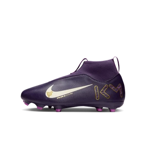 Zdjęcie produktu Korki piłkarskie typu high top na różne typy nawierzchni dla małych/dużych dzieci Nike Jr. Mercurial Superfly 10 Academy „Kylian Mbappé” - Fiolet