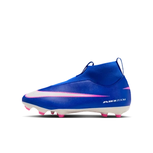 Korki piłkarskie typu high top na różne typy nawierzchni dla małych/dużych dzieci Nike Jr. Mercurial Superfly 10 Academy - Niebieski