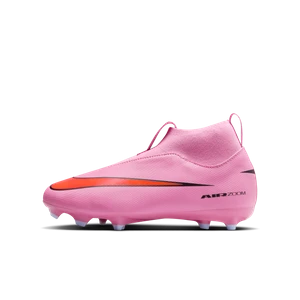 Korki piłkarskie typu high top na różne typy nawierzchni dla małych/dużych dzieci Nike Jr. Mercurial Superfly 10 Academy - Różowy