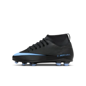 Korki piłkarskie typu high top na różne typy nawierzchni dla małych/dużych dzieci Nike Jr. Mercurial Superfly 10 Club - Czerń