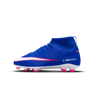 Korki piłkarskie typu high top na różne typy nawierzchni dla małych/dużych dzieci Nike Jr. Mercurial Superfly 10 Club - Niebieski