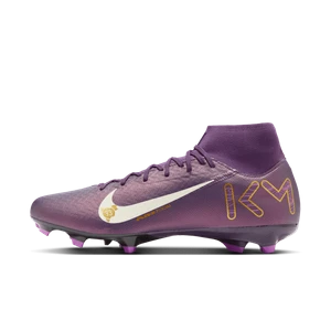 Korki piłkarskie typu high top na różne typy nawierzchni Nike Mercurial Superfly 10 Academy „Kylian Mbappé” - Fiolet