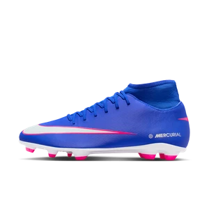 Korki piłkarskie typu high top na różne typy nawierzchni Nike Mercurial Superfly 10 Club - Niebieski