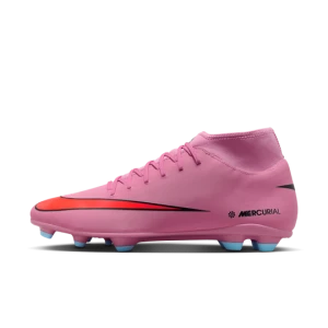 Korki piłkarskie typu high top na różne typy nawierzchni Nike Mercurial Superfly 10 Club - Różowy