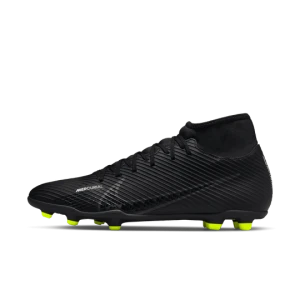 Korki piłkarskie typu high top na różne typy nawierzchni Nike Mercurial Superfly 9 Club - Czerń
