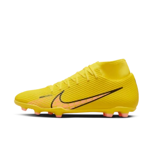Korki piłkarskie typu high top na różne typy nawierzchni Nike Mercurial Superfly 9 Club - Żółty