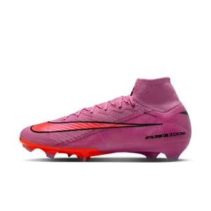 Korki piłkarskie typu high top na twardą murawę Nike Mercurial Superfly 10 Elite - Różowy