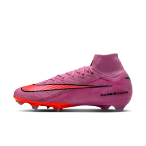 Korki piłkarskie typu high top na twardą murawę Nike Mercurial Superfly 10 Elite - Różowy