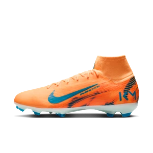 Korki piłkarskie typu high top na twardą murawę Nike Mercurial Superfly 10 Pro „Kylian Mbappé” - Pomarańczowy