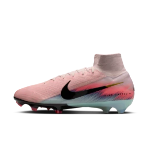 Korki piłkarskie typu high top na twardą murawę Nike United Mercurial Superfly 10 Elite - Różowy