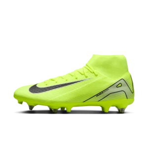 Korki piłkarskie typu high top SG-Pro Nike Mercurial Superfly 10 Academy - Żółty