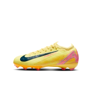 Korki piłkarskie typu low top na twardą murawę dla dużych dzieci Nike Jr. Mercurial Vapor 16 Pro „Kylian Mbappé” - Pomarańczowy