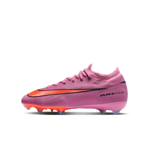 Korki piłkarskie typu low top na twardą murawę dla małych/dużych dzieci Nike Jr. Mercurial Vapor 16 Pro - Różowy
