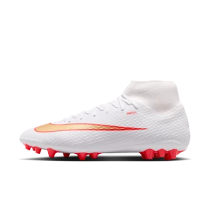 Korki piłkarskie z wysoką cholewką na sztuczną murawę Nike Mercurial Superfly 11 Academy - Biel