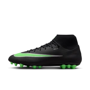 Korki piłkarskie z wysoką cholewką na sztuczną murawę Nike Mercurial Superfly 11 Academy - Czerń