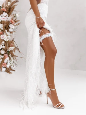 Koronkowa podwiązka ELINNI - wzór 2  magmac 