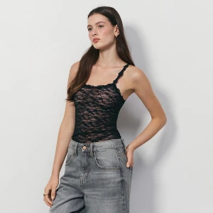 Koronkowe body na ramiączkach czarne House