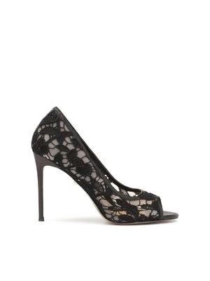 Zdjęcie produktu Koronkowe czółenka peep toe Kazar
