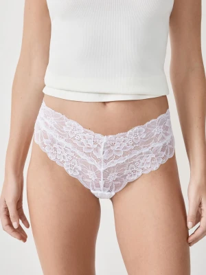 Koronkowe hipstery v-shape Etam