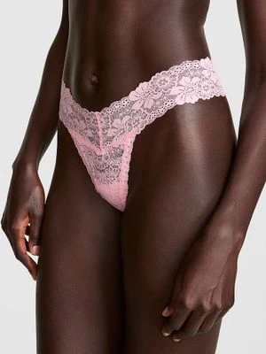 Koronkowe stringi PINK Wink Victoria's Secret
