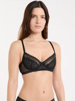 Koronkowy biustonosz bez poduszeczek Etam