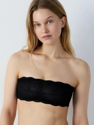 Koronkowy biustonosz opaska Etam