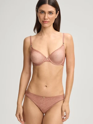 Koronkowy biustonosz w kolorze różowym Joop