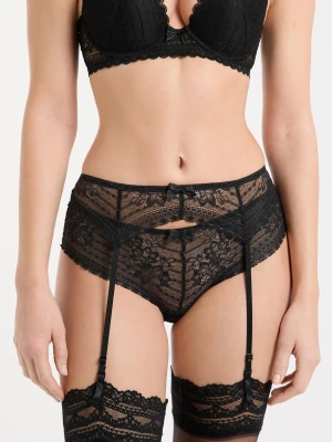 Koronkowy pas do pończoch Etam