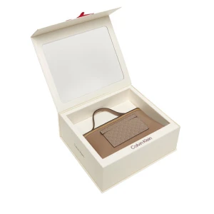 Kosmetyczka Calvin Klein Emblem Aop Beauty Case Giftset LV04F1102G Brązowy