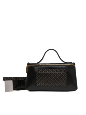 Kosmetyczka Calvin Klein Emblem Aop Beauty Case Giftset LV04F1102G Czarny