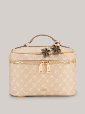 Kosmetyczka Cortina Flora w kolorze sezamowym Joop