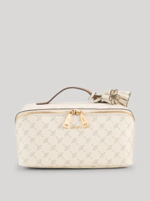 Kosmetyczka Cortina Zea w kolorze złamanej bieli z motywem chabru Joop