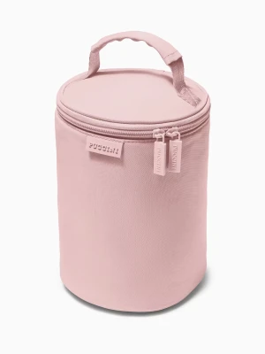 Kosmetyczka damska tuba duża różowa Puccini