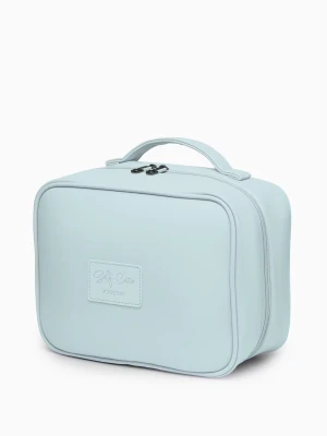 Kosmetyczka damska z haczykiem błękitna Puccini