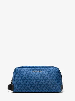 Kosmetyczka podróżna Brooklyn z nadrukiem w charakterystyczne logo Michael Kors