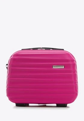Kosmetyczka podróżna z ABS-u z żebrowaniem Wittchen
