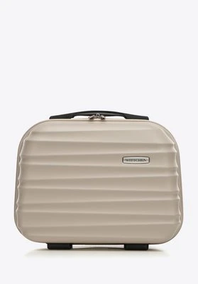 Kosmetyczka podróżna z ABS-u z żebrowaniem Wittchen