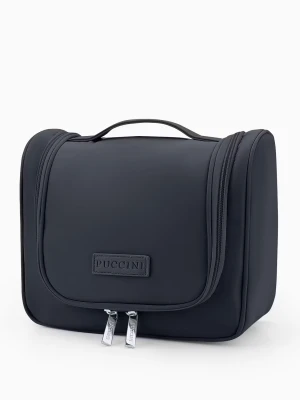 Kosmetyczka podróżna z haczykiem czarna Puccini