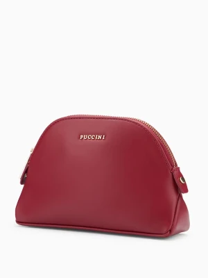 Kosmetyczka półokrągła - czerwona Puccini