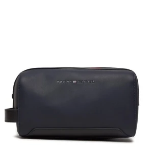 Kosmetyczka Tommy Hilfiger Th Ess Corp Washbag AM0AM12183 Granatowy