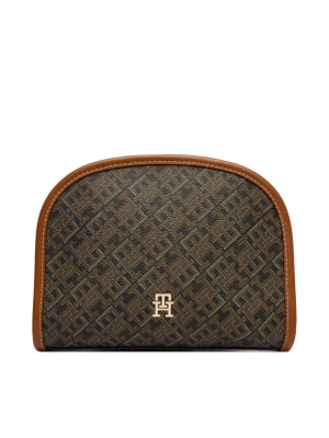 Kosmetyczka Tommy Hilfiger Th Icon Washbag Mono Print AW0AW18927 Czarny